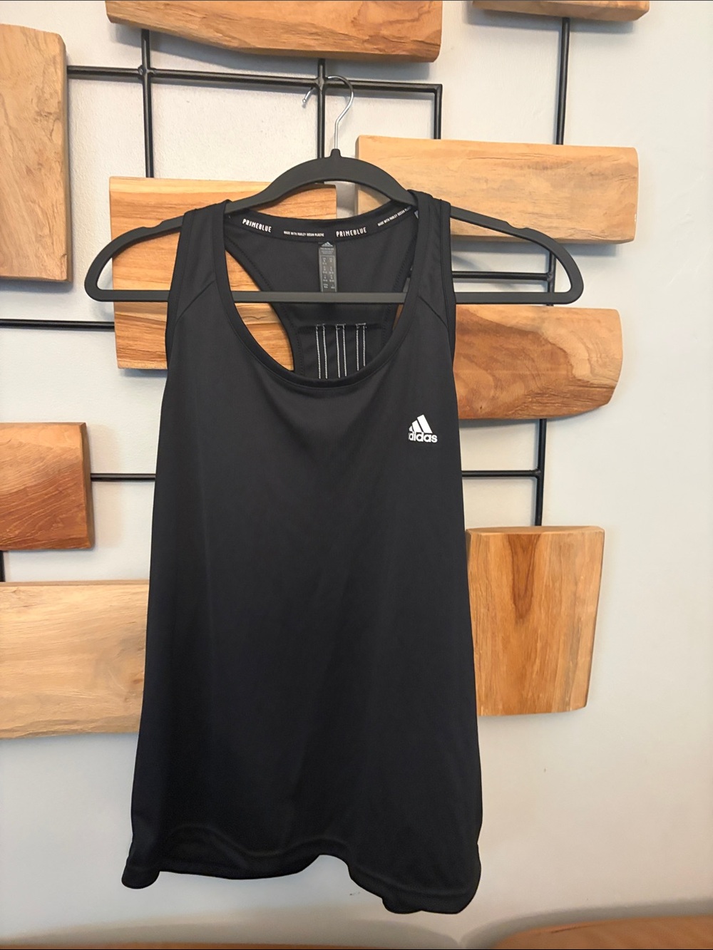 adidas Black Racerback Athletic Tank Top